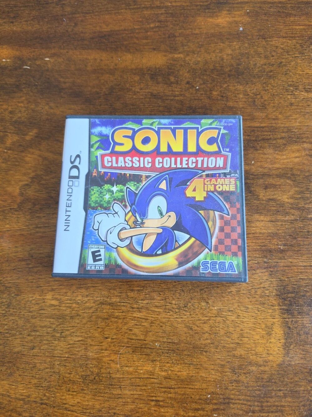 Nintendo DS Sonic Classic Collection CASE & MANUAL ONLY No Game SEGA 2010